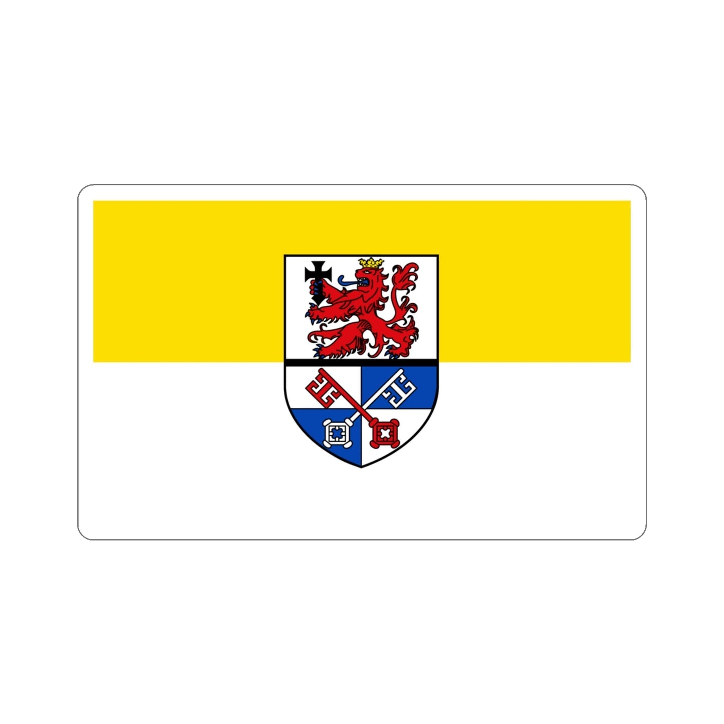 Flag of Rotenburg Germany STICKER Vinyl Die-Cut Decal-3 Inch-The Sticker Space