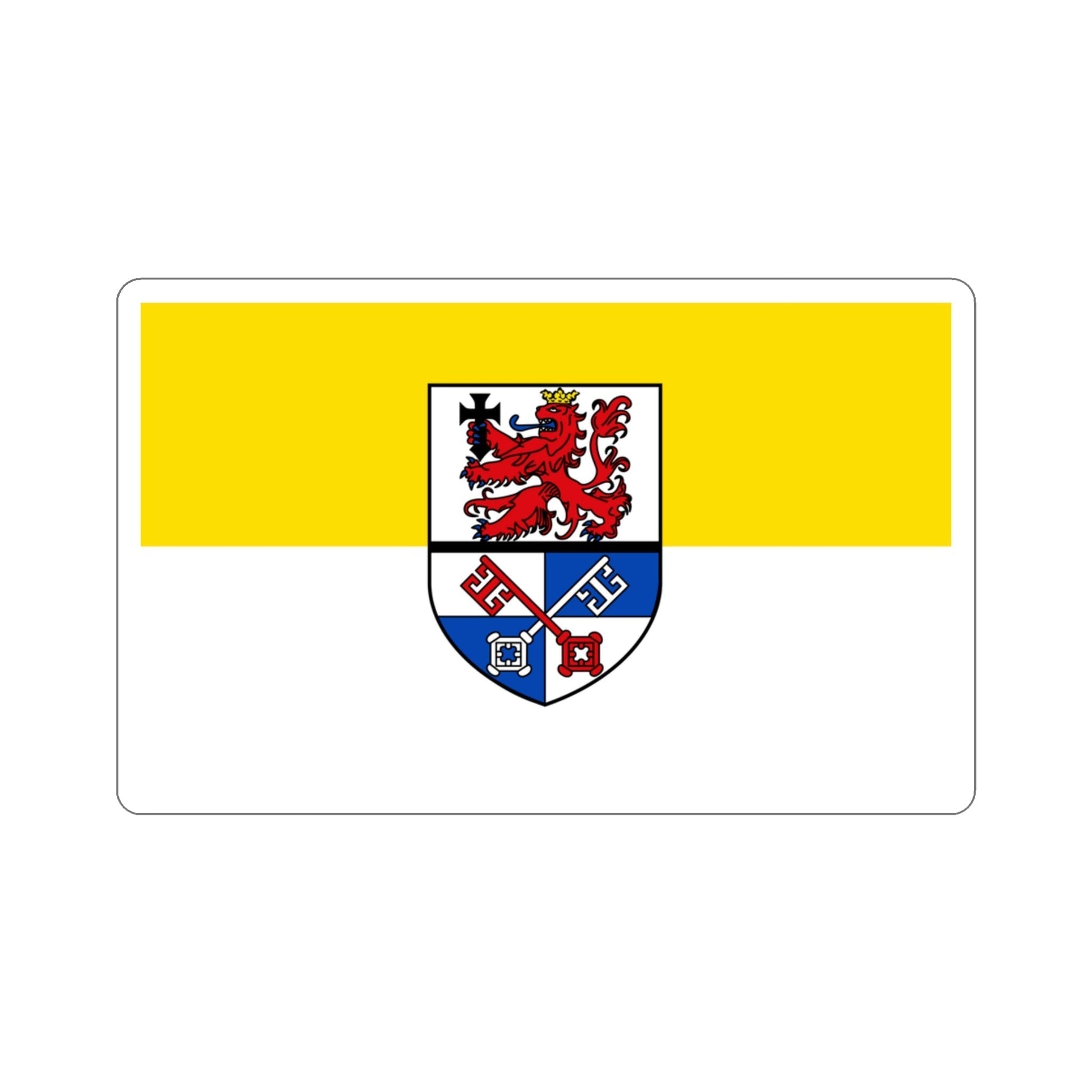 Flag of Rotenburg Germany STICKER Vinyl Die-Cut Decal-3 Inch-The Sticker Space