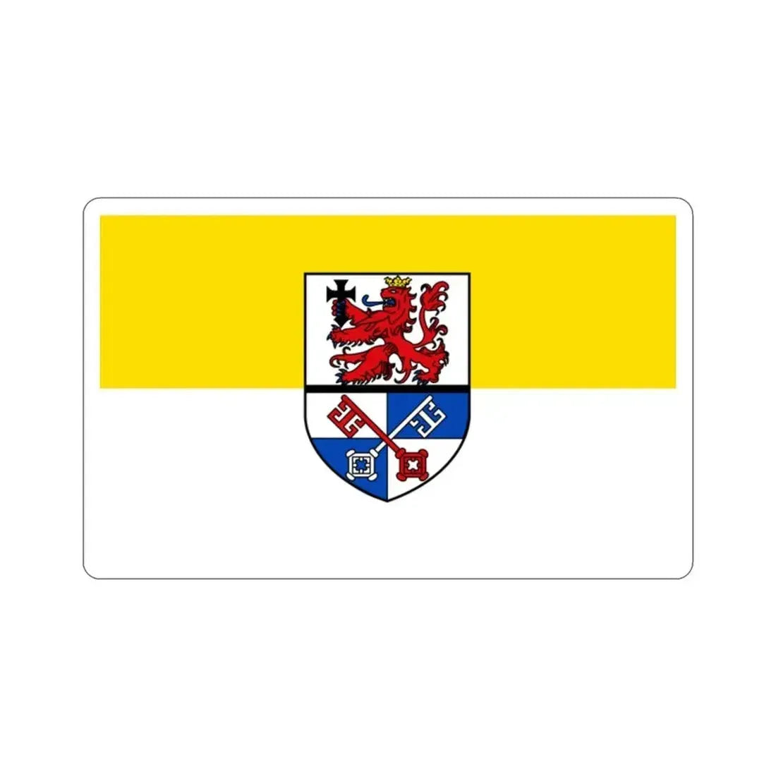 Flag of Rotenburg Germany STICKER Vinyl Die-Cut Decal - The Sticker Space