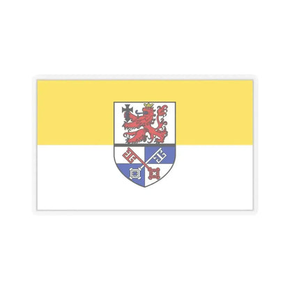 Flag of Rotenburg Germany - STICKER Vinyl Kiss-Cut Decal 3 Inch Transparent - The Sticker Space