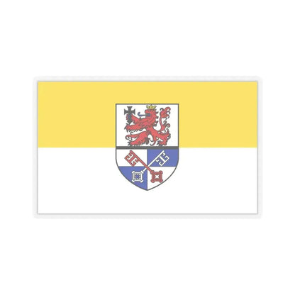 Flag of Rotenburg Germany - STICKER Vinyl Kiss-Cut Decal 4 Inch Transparent - The Sticker Space