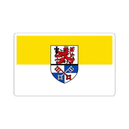 Flag of Rotenburg Germany - STICKER Vinyl Kiss-Cut Decal 4 Inch White - The Sticker Space