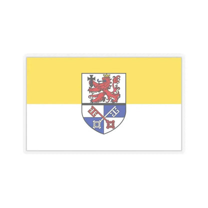 Flag of Rotenburg Germany - STICKER Vinyl Kiss-Cut Decal 6 Inch Transparent - The Sticker Space