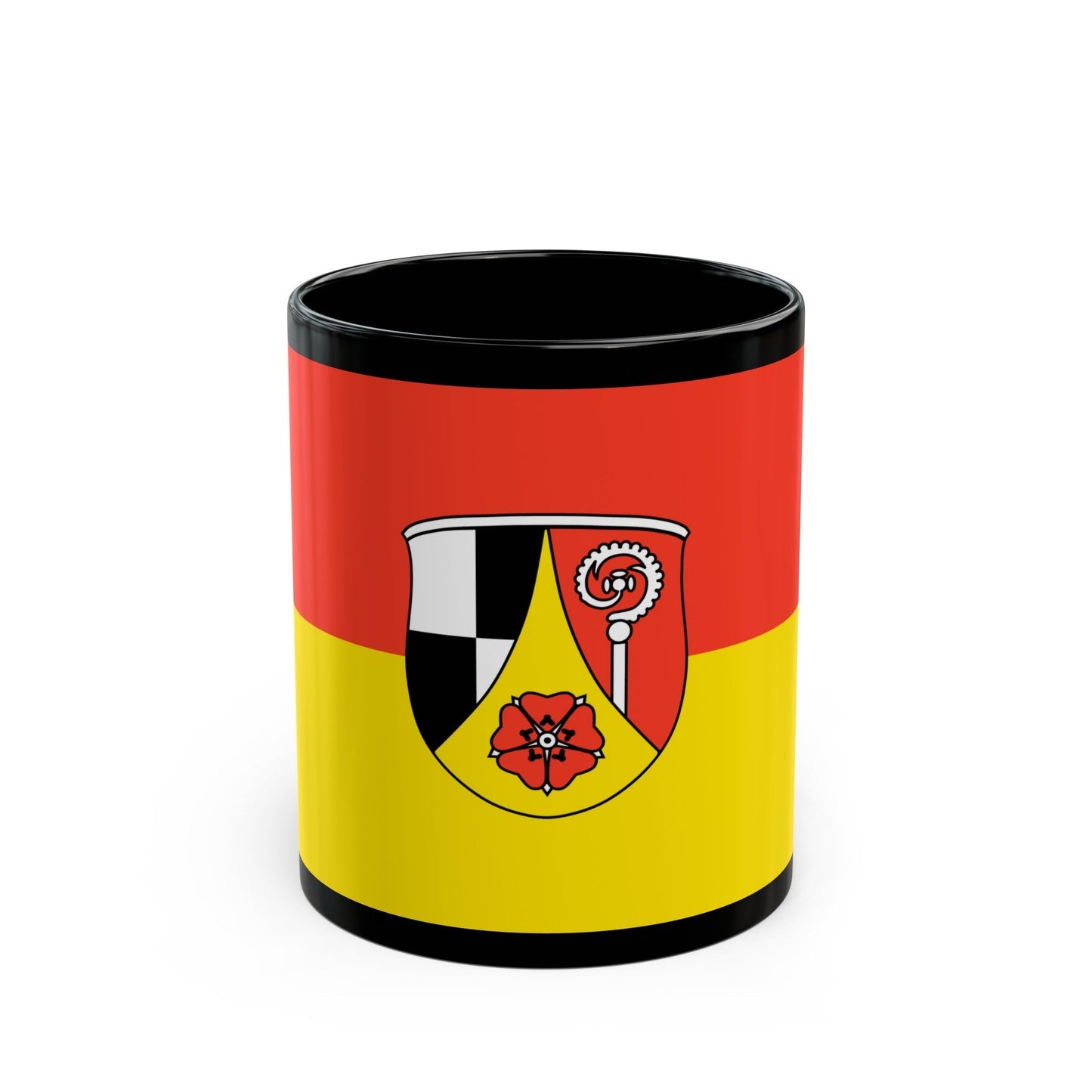 Flag of Roth Germany - Black Coffee Mug-11oz-The Sticker Space