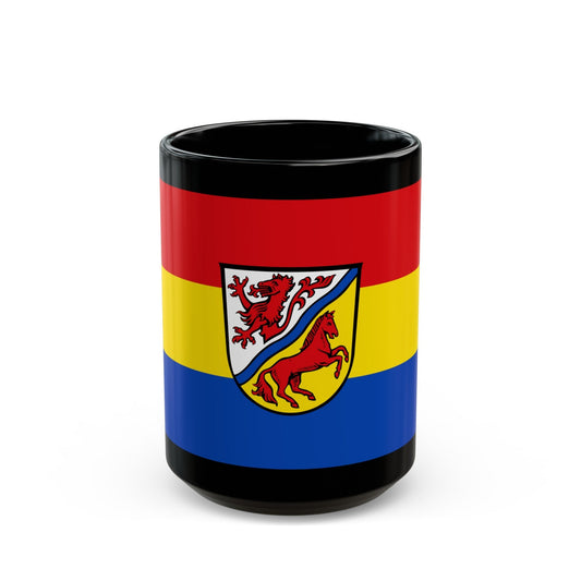 Flag of Rottal Inn Germany - Black Coffee Mug-15oz-The Sticker Space