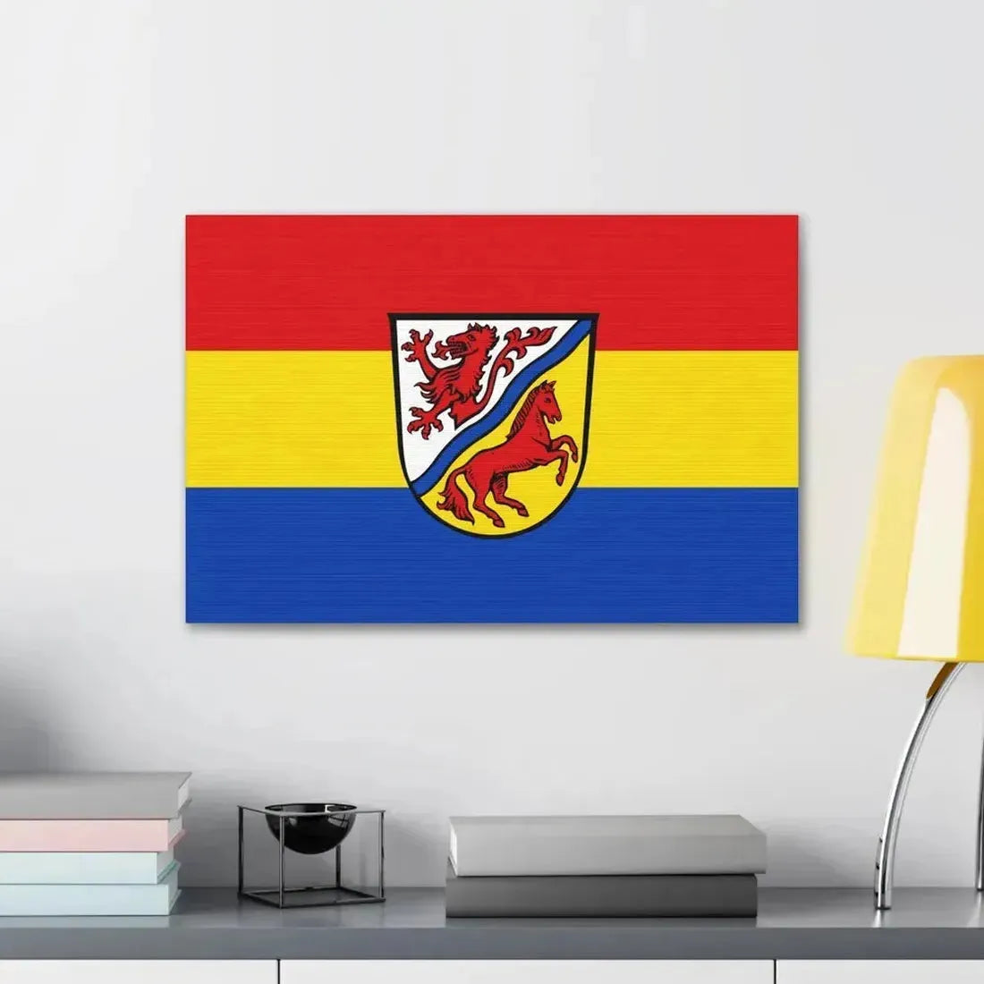 Flag of Rottal Inn Germany - Canvas Wall Art - The Sticker Space
