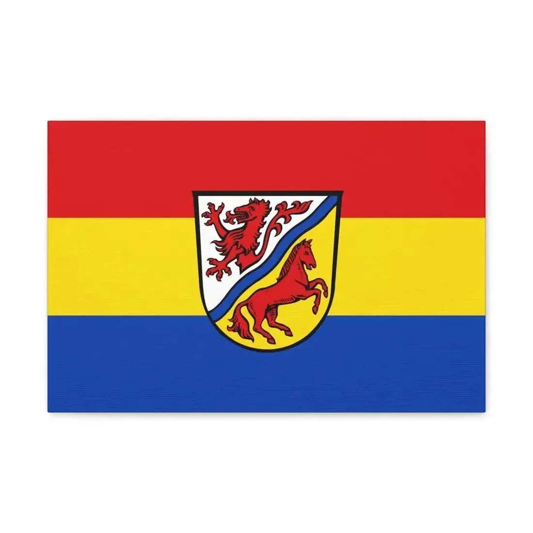 Flag of Rottal Inn Germany - Canvas Wall Art - The Sticker Space