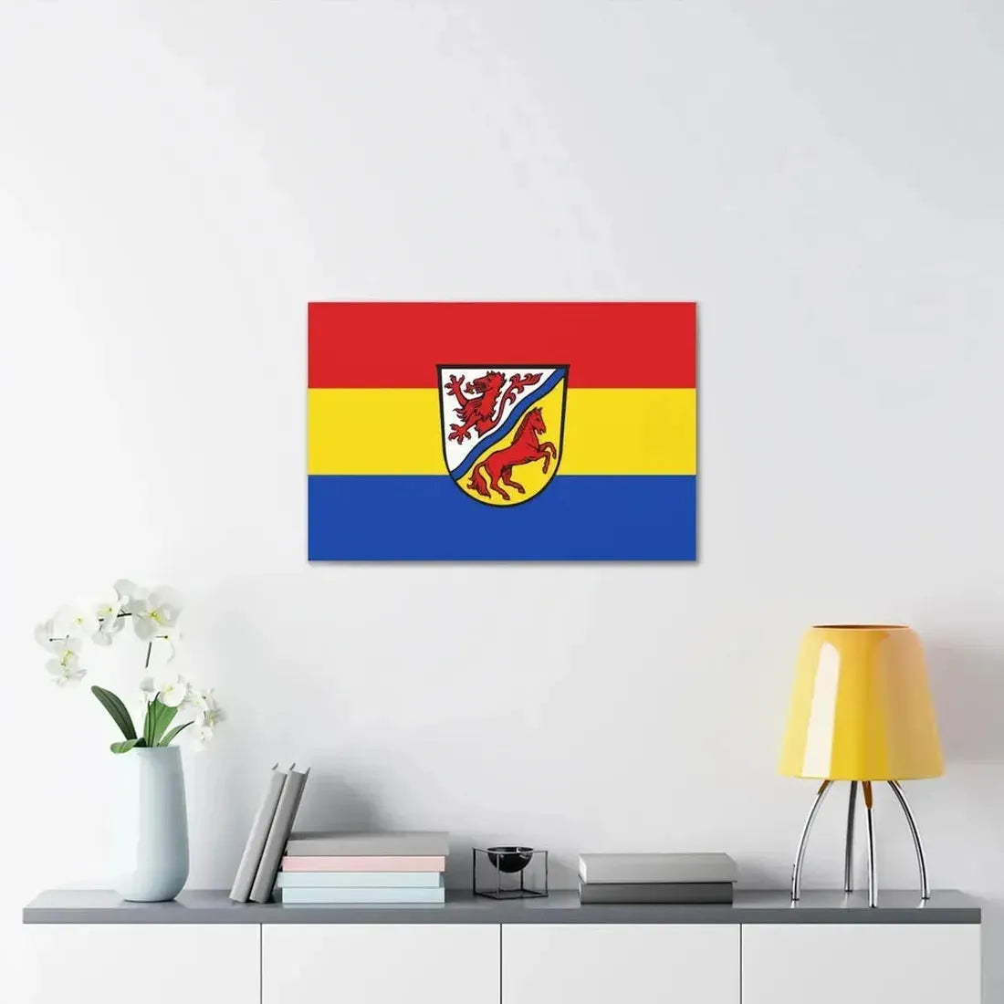 Flag of Rottal Inn Germany - Canvas Wall Art - The Sticker Space