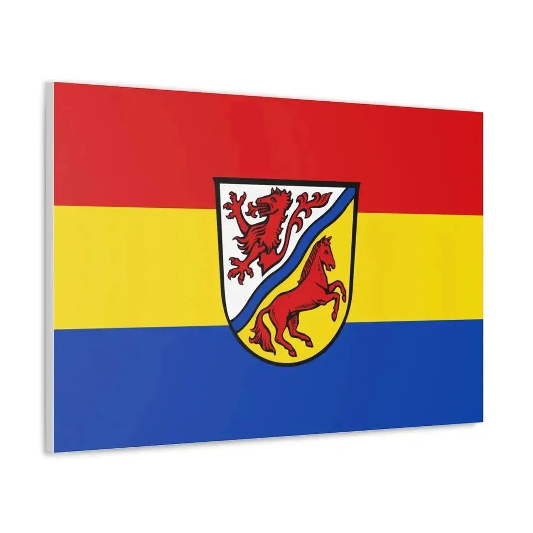 Flag of Rottal Inn Germany - Canvas Wall Art - The Sticker Space