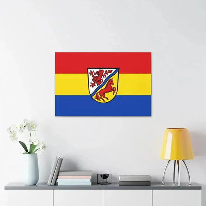 Flag of Rottal Inn Germany - Canvas Wall Art - The Sticker Space