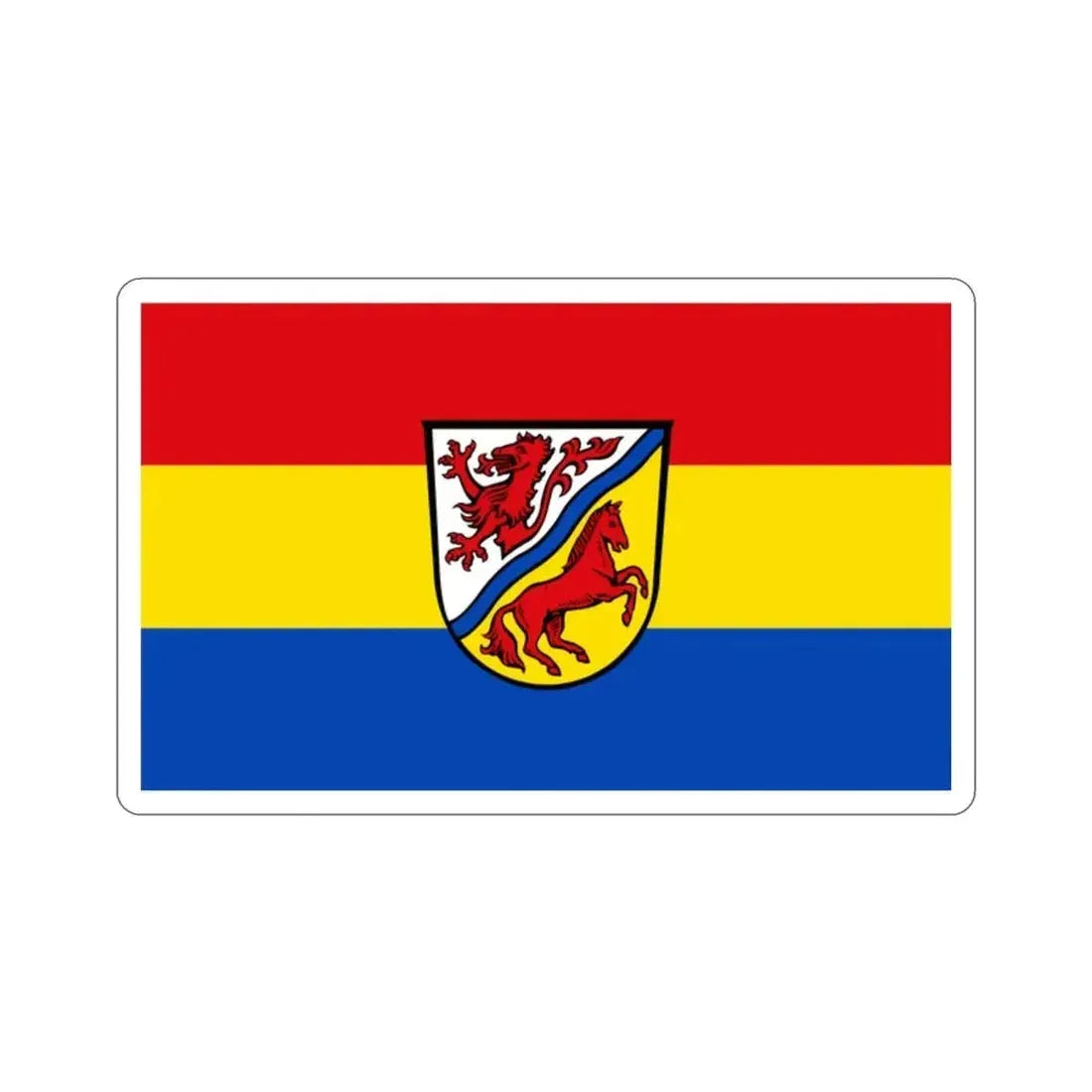 Flag of Rottal Inn Germany STICKER Vinyl Die-Cut Decal - The Sticker Space