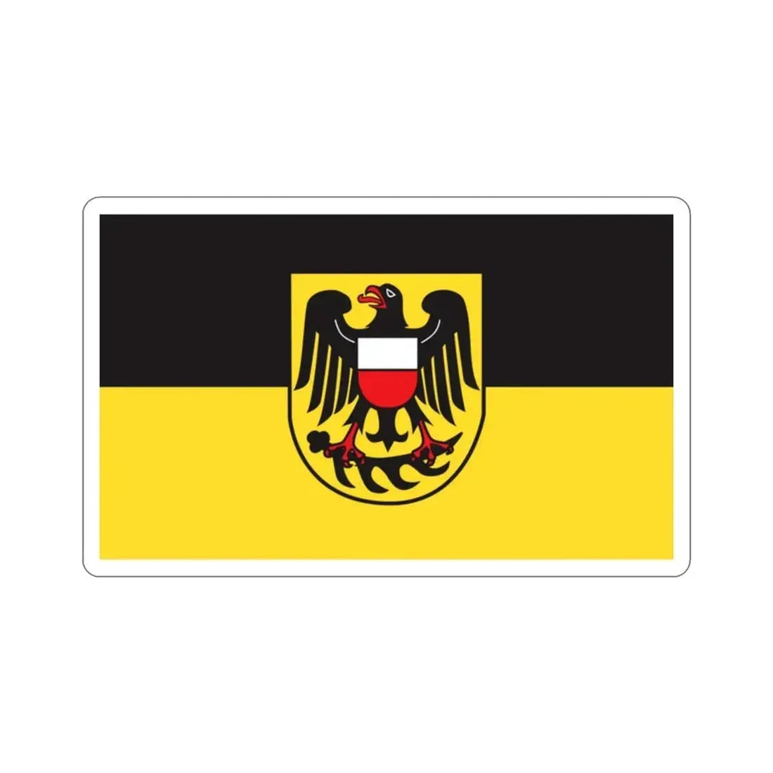 Flag of Rottweil Germany STICKER Vinyl Die-Cut Decal - The Sticker Space