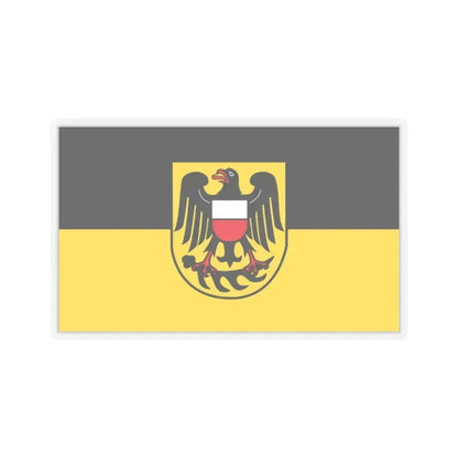 Flag of Rottweil Germany - STICKER Vinyl Kiss-Cut Decal 2 Inch Transparent - The Sticker Space