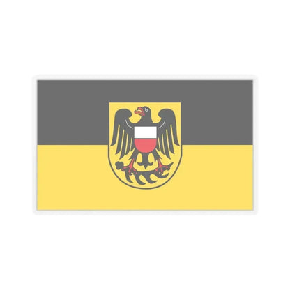 Flag of Rottweil Germany - STICKER Vinyl Kiss-Cut Decal 3 Inch Transparent - The Sticker Space