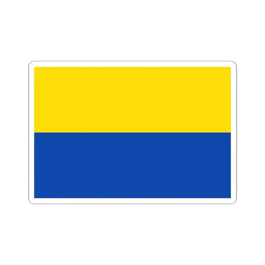 Flag of Rouvroy (Belgium) STICKER Vinyl Kiss-Cut Decal 2 Inch White - The Sticker Space