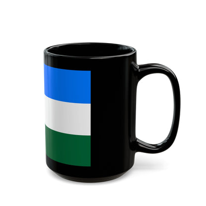 Flag of Rovigo Italy - Black Coffee Mug-The Sticker Space