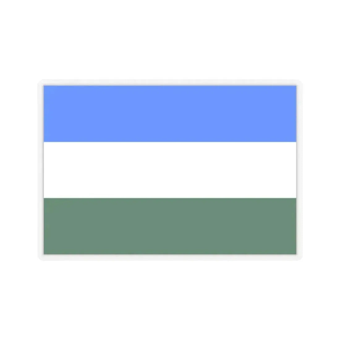 Flag of Rovigo Italy - STICKER Vinyl Kiss-Cut Decal 2 Inch Transparent - The Sticker Space