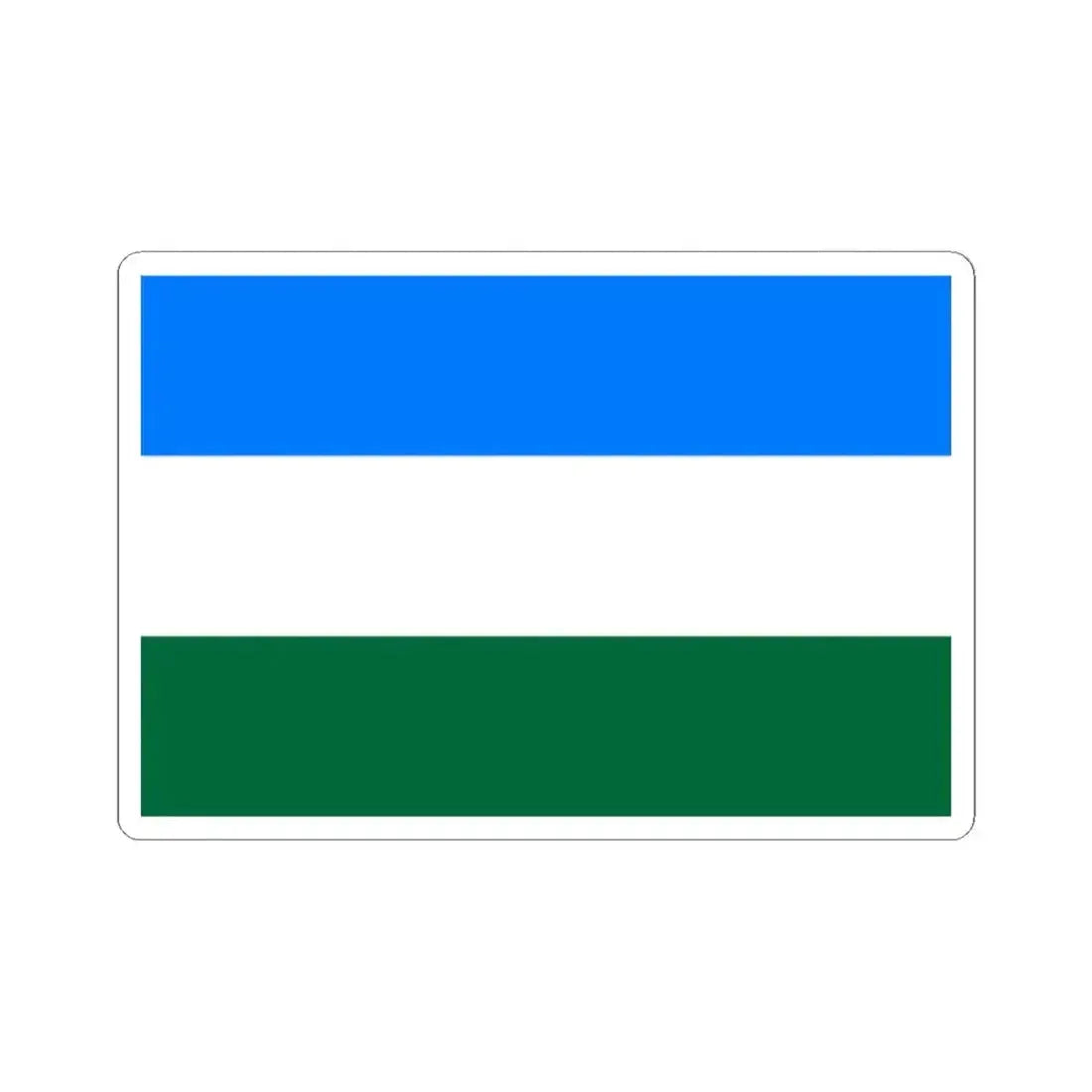 Flag of Rovigo Italy - STICKER Vinyl Kiss-Cut Decal 2 Inch White - The Sticker Space