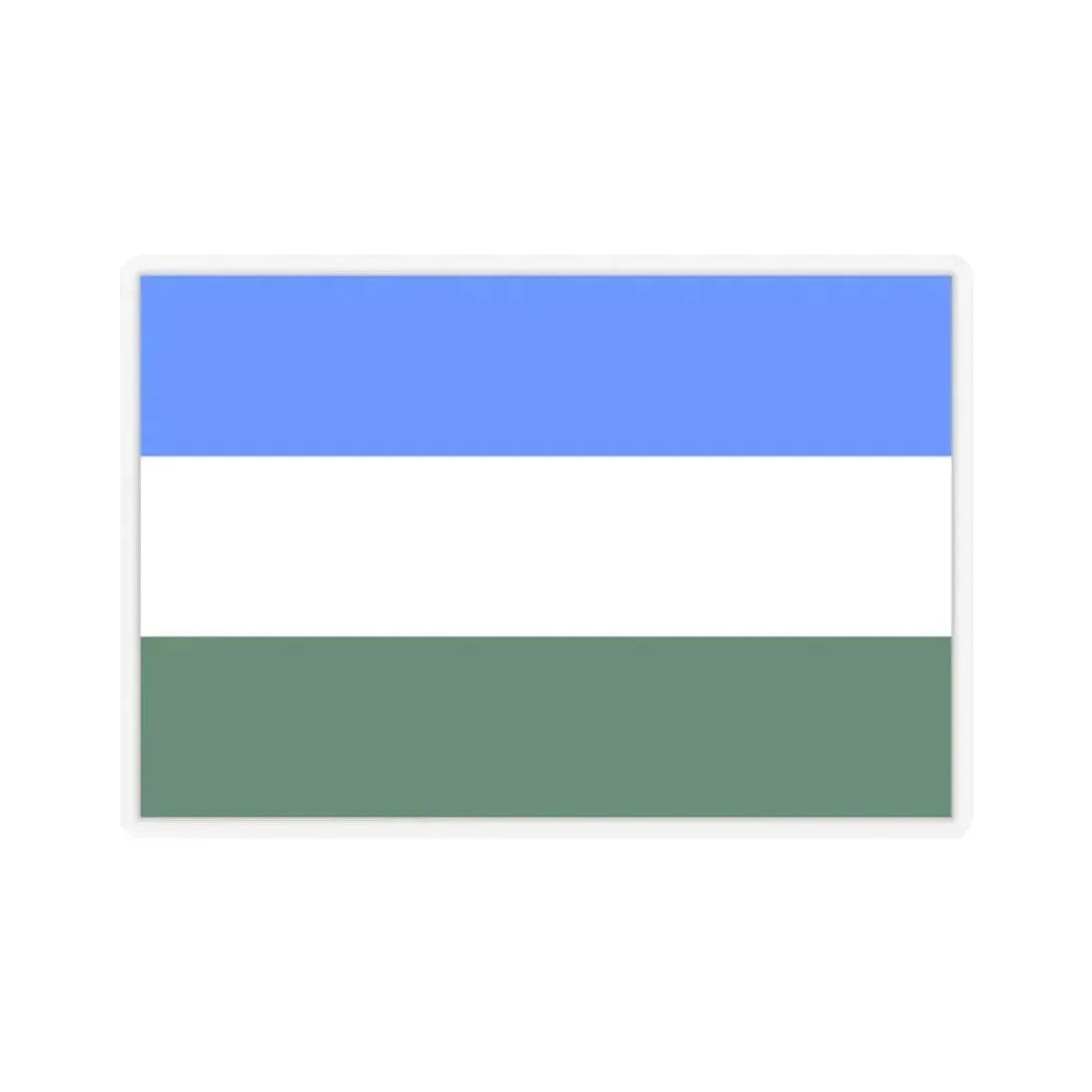 Flag of Rovigo Italy - STICKER Vinyl Kiss-Cut Decal 3 Inch Transparent - The Sticker Space