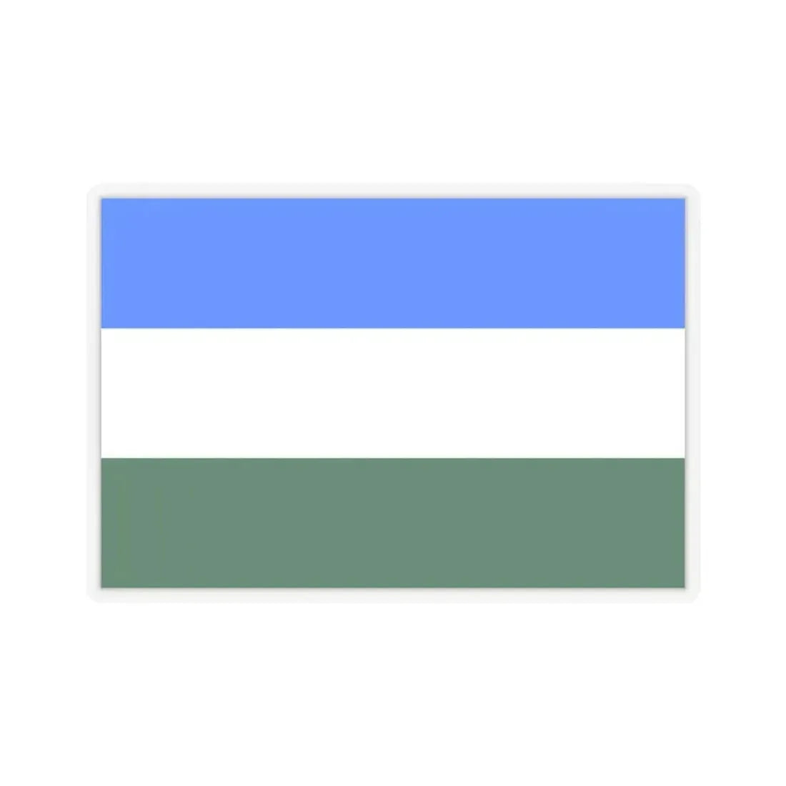 Flag of Rovigo Italy - STICKER Vinyl Kiss-Cut Decal 4 Inch Transparent - The Sticker Space