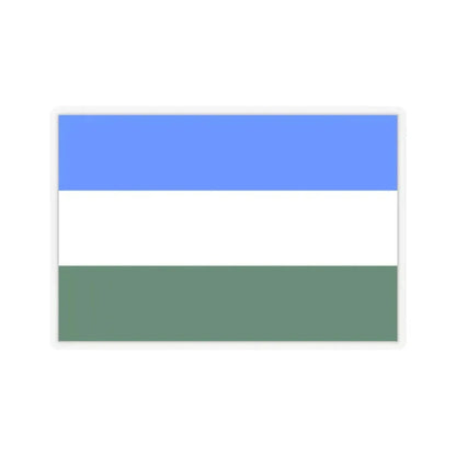 Flag of Rovigo Italy - STICKER Vinyl Kiss-Cut Decal 4 Inch Transparent - The Sticker Space