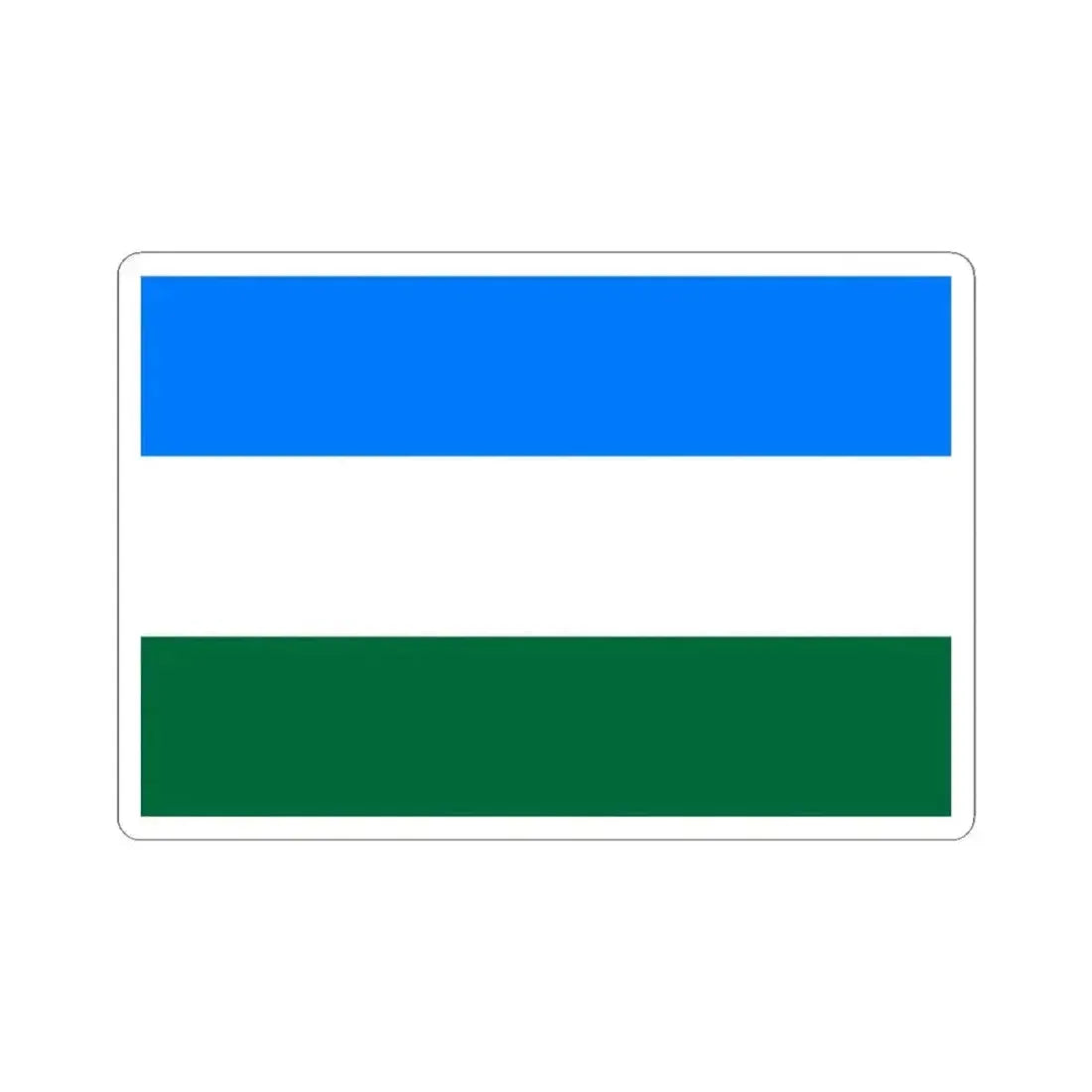 Flag of Rovigo Italy - STICKER Vinyl Kiss-Cut Decal 4 Inch White - The Sticker Space