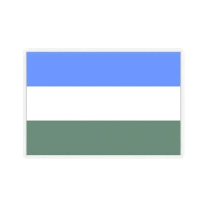 Flag of Rovigo Italy - STICKER Vinyl Kiss-Cut Decal 6 Inch Transparent - The Sticker Space