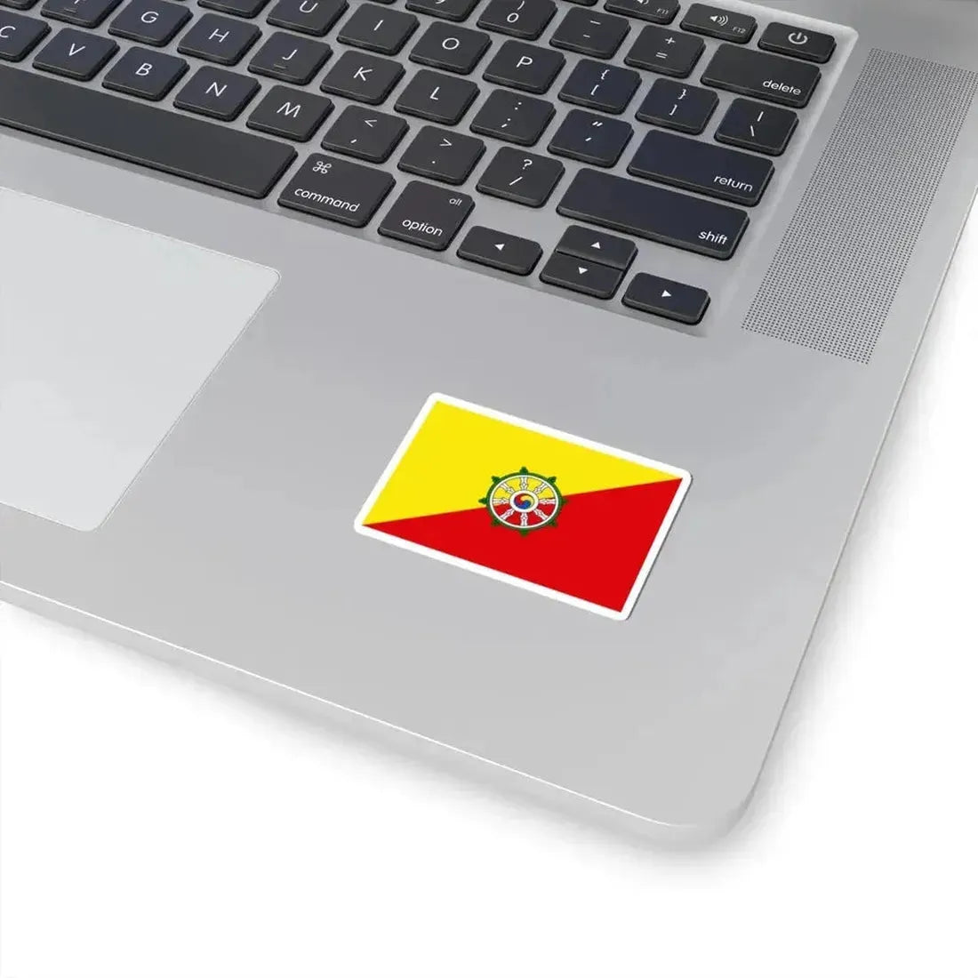 Flag of Royal Bodyguard of Bhutan (Bhutan) STICKER Vinyl Kiss-Cut Decal - The Sticker Space