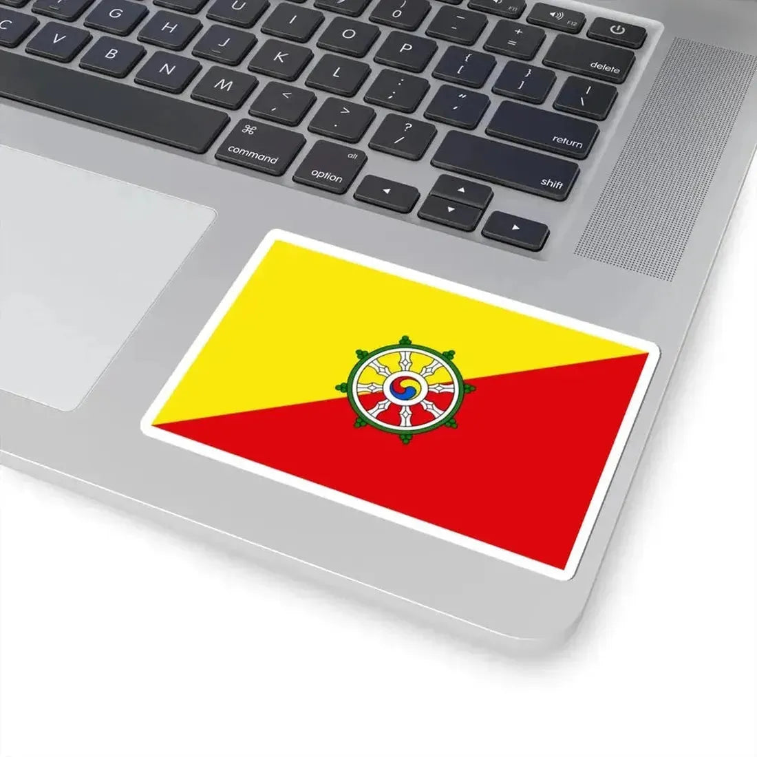 Flag of Royal Bodyguard of Bhutan (Bhutan) STICKER Vinyl Kiss-Cut Decal - The Sticker Space