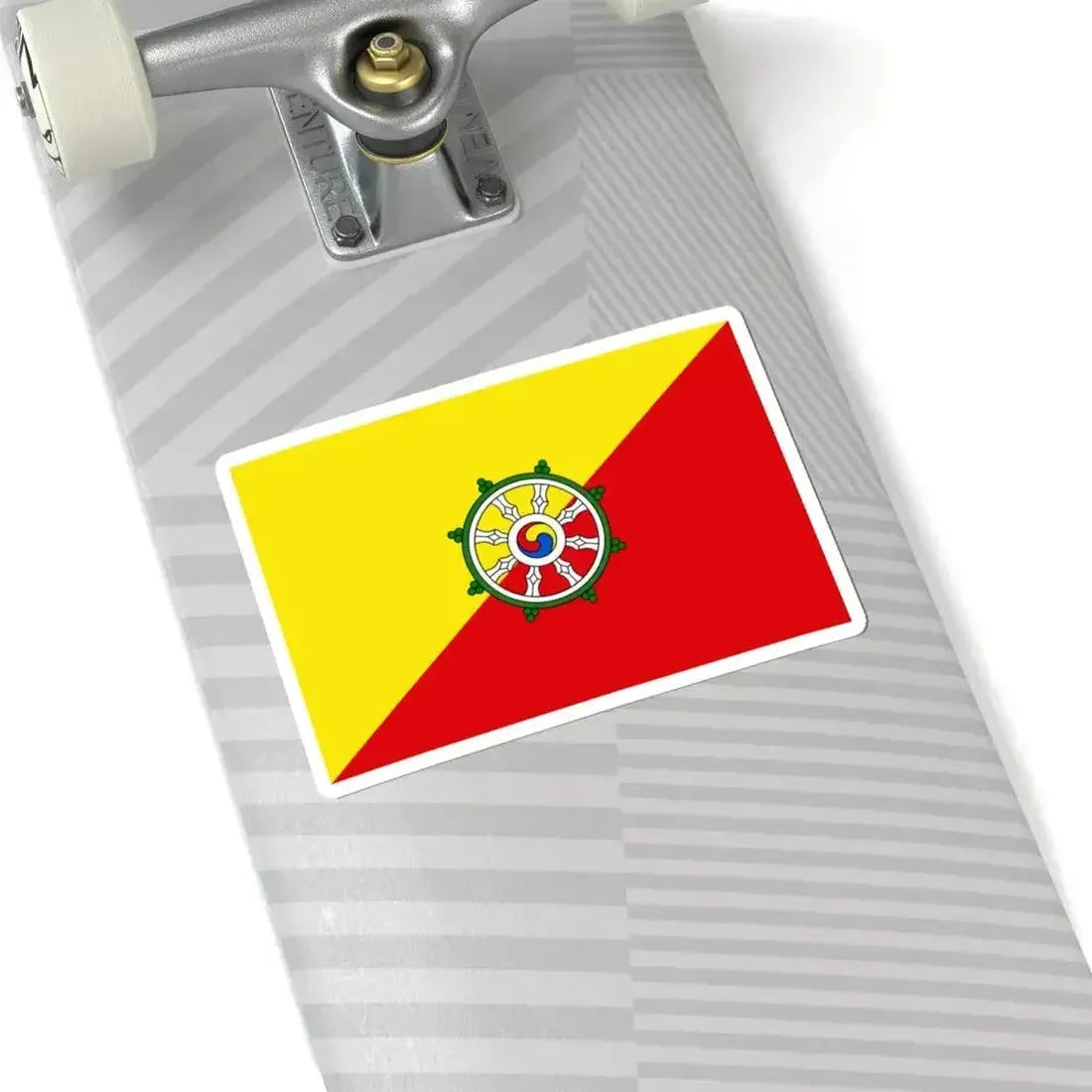 Flag of Royal Bodyguard of Bhutan (Bhutan) STICKER Vinyl Kiss-Cut Decal - The Sticker Space