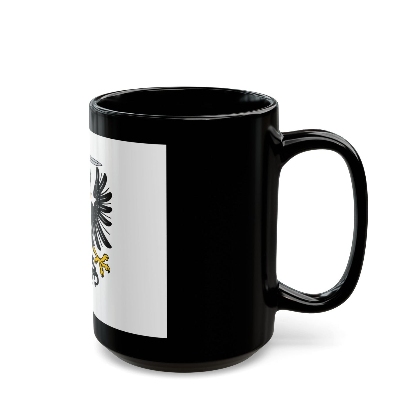 Flag of Royal Prussia Germany - Black Coffee Mug-The Sticker Space