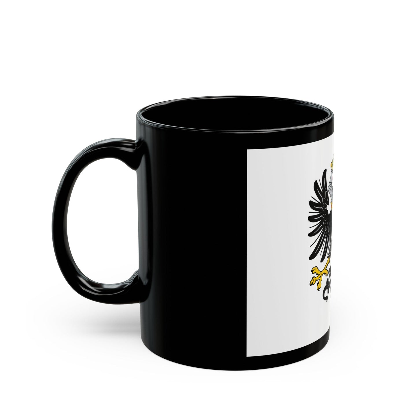 Flag of Royal Prussia Germany - Black Coffee Mug-The Sticker Space