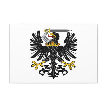 Flag of Royal Prussia Germany - Canvas Wall Art 24″ x 16″ 1.25" - The Sticker Space