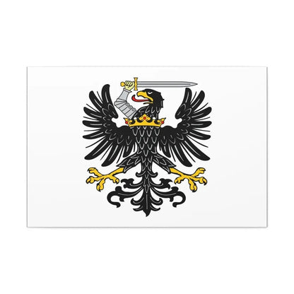 Flag of Royal Prussia Germany - Canvas Wall Art 36" x 24" 1.25" - The Sticker Space