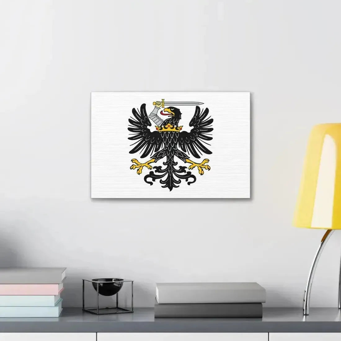 Flag of Royal Prussia Germany - Canvas Wall Art - The Sticker Space