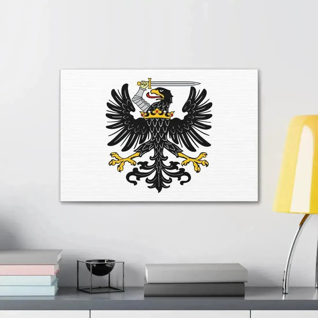 Flag of Royal Prussia Germany - Canvas Wall Art - The Sticker Space