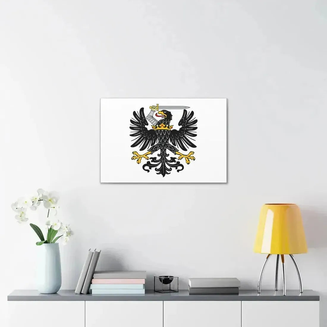 Flag of Royal Prussia Germany - Canvas Wall Art - The Sticker Space