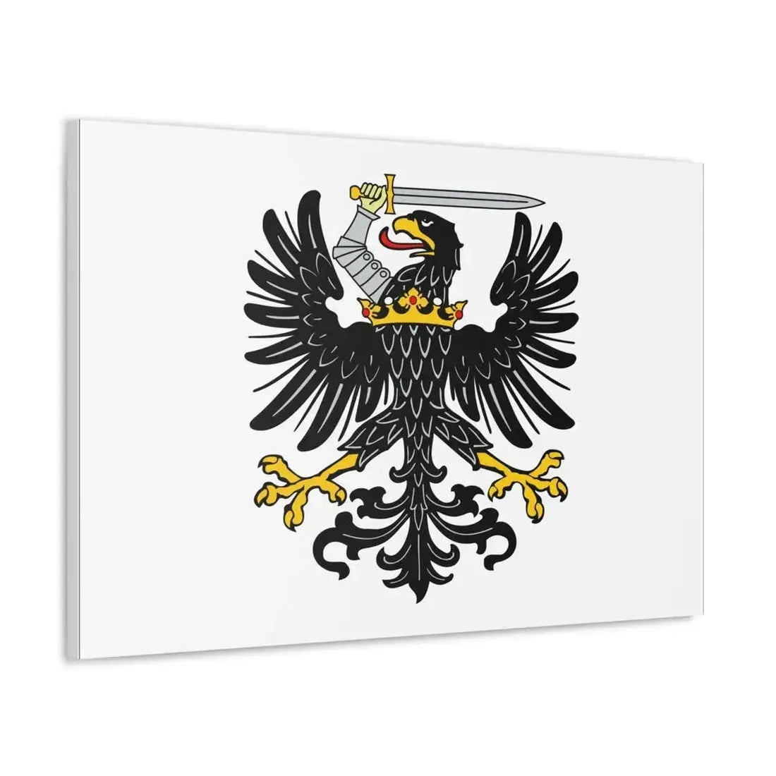 Flag of Royal Prussia Germany - Canvas Wall Art - The Sticker Space
