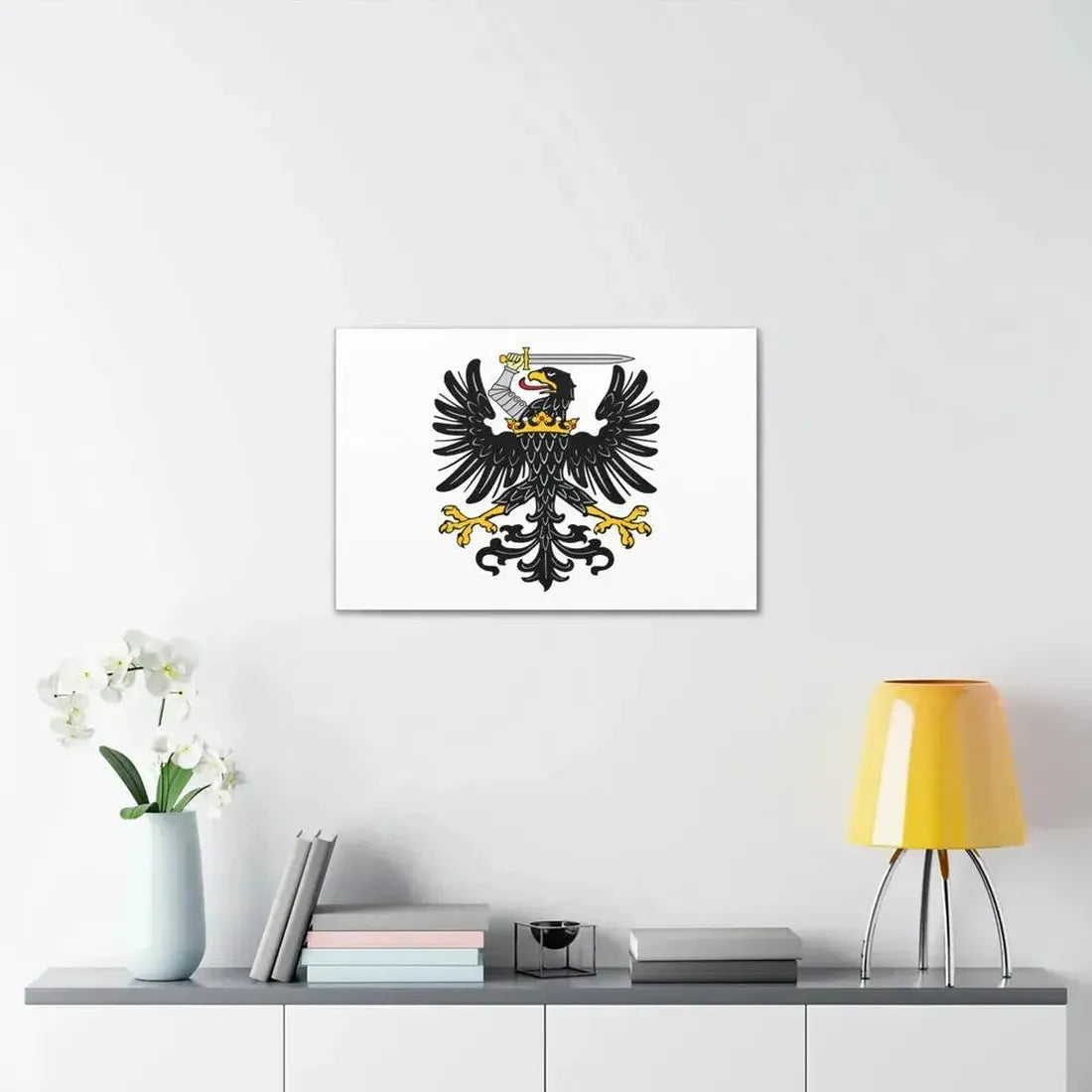 Flag of Royal Prussia Germany - Canvas Wall Art - The Sticker Space