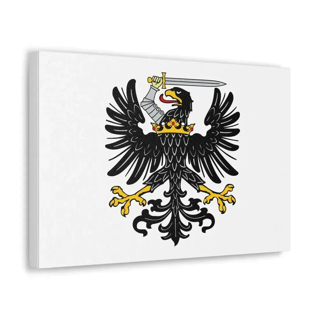 Flag of Royal Prussia Germany - Canvas Wall Art - The Sticker Space