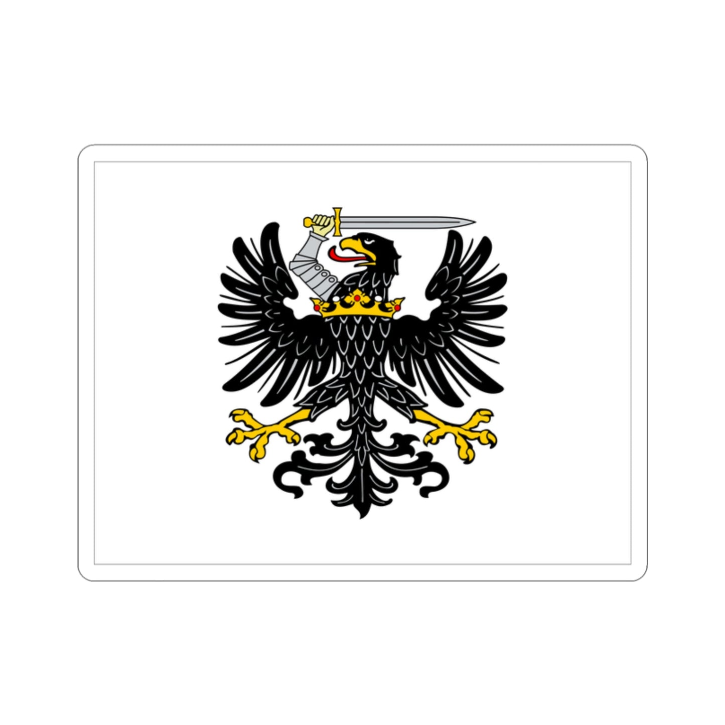 Flag of Royal Prussia Germany STICKER Vinyl Die-Cut Decal-2 Inch-The Sticker Space