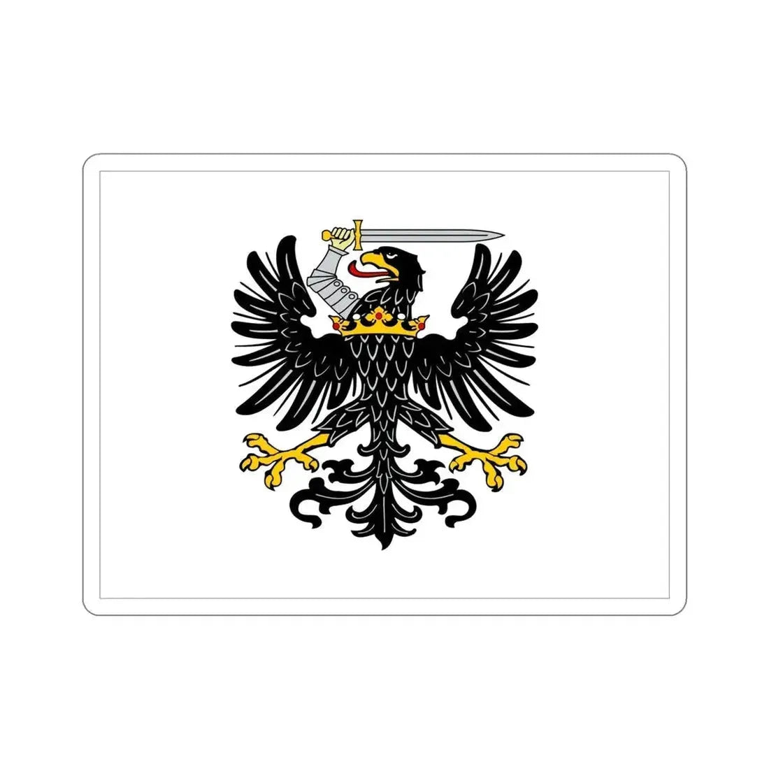 Flag of Royal Prussia Germany STICKER Vinyl Die-Cut Decal - The Sticker Space