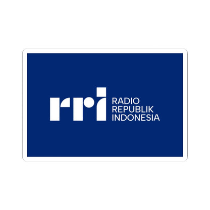 Flag of RRI 2023 (Indonesia) STICKER Vinyl Kiss-Cut Decal 3 Inch White - The Sticker Space