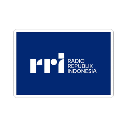 Flag of RRI 2023 (Indonesia) STICKER Vinyl Kiss-Cut Decal 6 Inch White - The Sticker Space