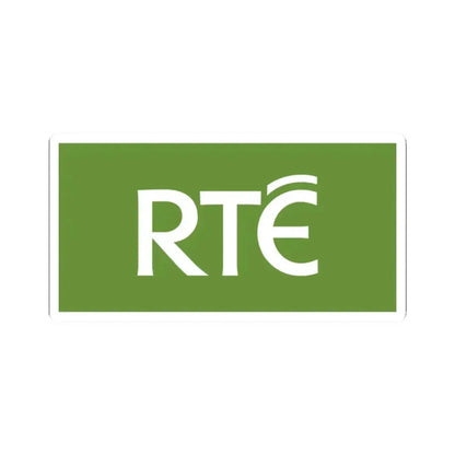 Flag of RTÉ (Ireland) STICKER Vinyl Kiss-Cut Decal 2 Inch White - The Sticker Space