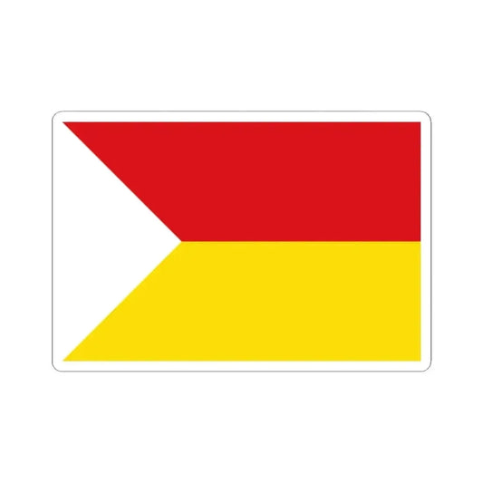 Flag of Rumst (Belgium) STICKER Vinyl Kiss-Cut Decal 2 Inch White - The Sticker Space