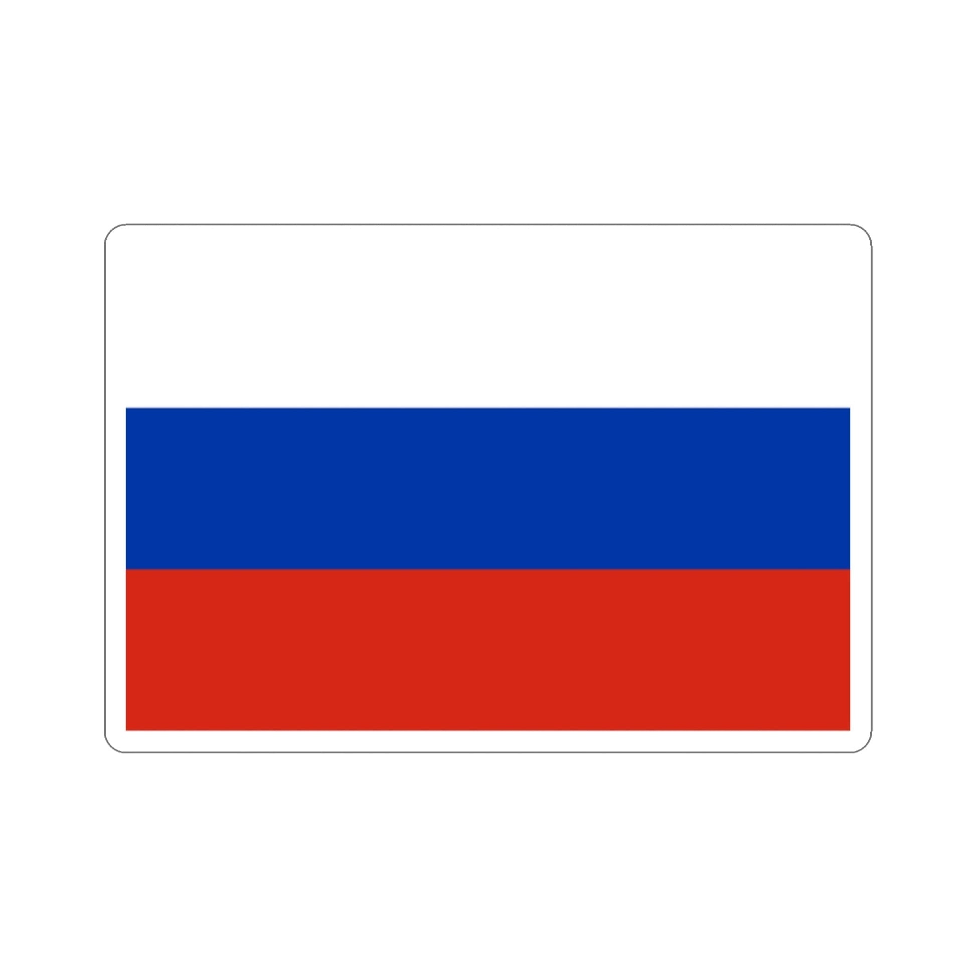 Flag of Russia STICKER Vinyl Die-Cut Decal-2 Inch-The Sticker Space