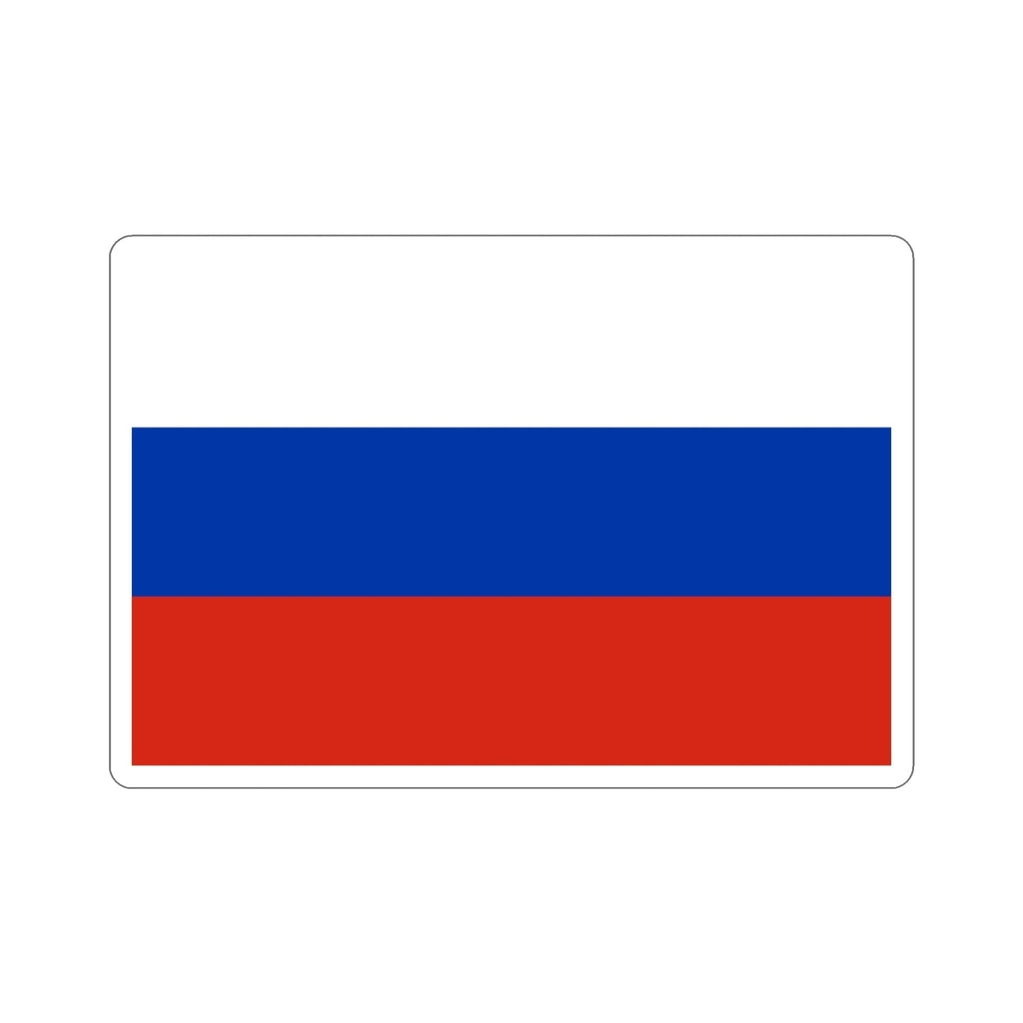 Flag of Russia STICKER Vinyl Die-Cut Decal-3 Inch-The Sticker Space