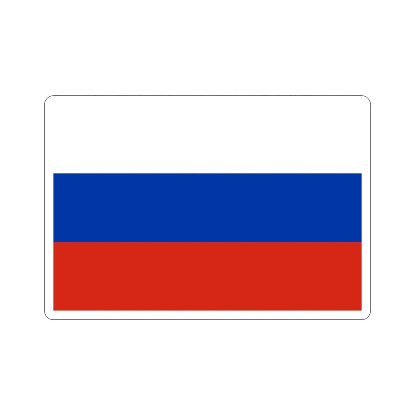 Flag of Russia STICKER Vinyl Die-Cut Decal-3 Inch-The Sticker Space