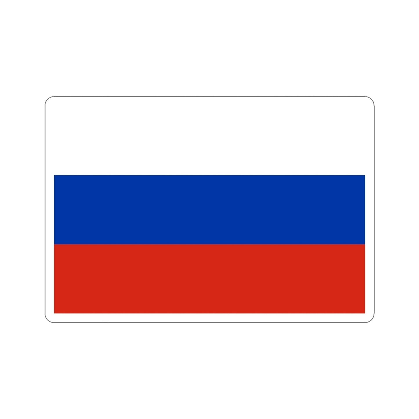 Flag of Russia STICKER Vinyl Die-Cut Decal-6 Inch-The Sticker Space